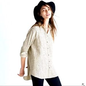 Madewell Ex Boyfriend Shirt in Mick Stripe